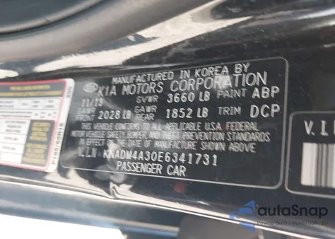 2014 Kia Rio Lx из США, поврежденный, VIN KNADM4A30E6341731